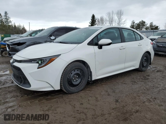 2021 Toyota Corolla L with VIN 5YFBPMBE3MP267780, listed as a Copart auction lot 49126495 with 47,678 mi miles and Salvage Title. Bid and sale history available at carsss.com. Image 1.