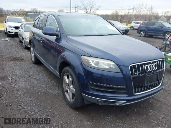 2013 Audi Q7 3.0T Premium Plus with VIN WA1LGAFE8DD002959, listed as a IAAI auction lot 41970557 with 184,945 mi miles. Bid and sale history available at carsss.com. Image 1.