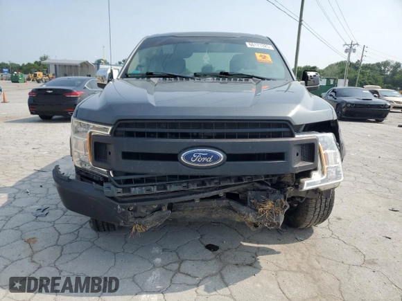 2018 Ford F-150 XL with VIN 1FTEW1E59JFE10695, listed as a Copart auction lot 60171325 with 134,904 mi miles and Salvage title. Bid and sale history available at DreamBid. Image 5.