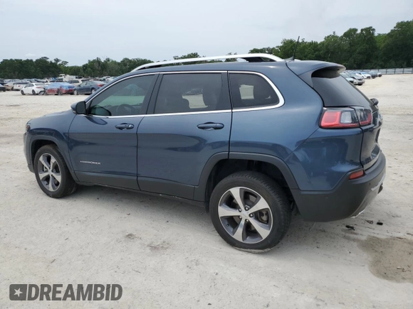 2019 Jeep Cherokee Limited with VIN 1C4PJLDX9KD470978, listed as a Copart auction lot 55877405 with 89,408 mi miles and Non repairable. Bid and sale history available at DreamBid. Image 2.