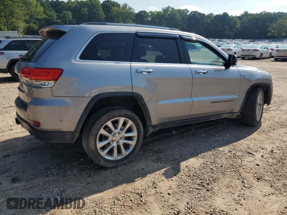 2017 Jeep Grand Cherokee Limited with VIN 1C4RJEBG4HC609212, listed as a Copart auction lot 61796195 with 118,196 mi miles and Salvage title. Bid and sale history available at DreamBid. Image 3.