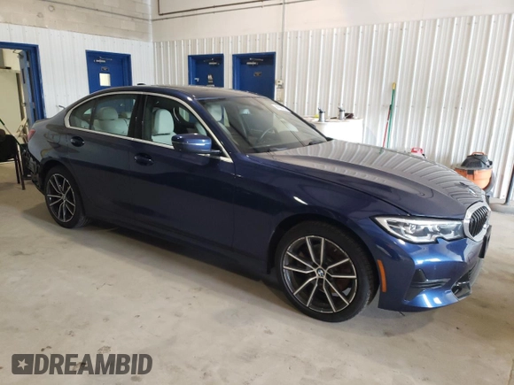 2020 BMW 3 Series 330i xDrive with VIN 3MW5R7J09L8B10961, listed as a Copart auction lot 41601373 with 20,951 mi miles and . Bid and sale history available at DreamBid. Image 4.