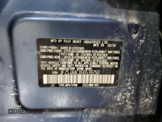 2016 Subaru Forester 2.5i with VIN JF2SJAACXGG539250, listed as a Copart auction lot 43784465 with 126,077 mi miles and Salvage title. Bid and sale history available at DreamBid. Image 12.