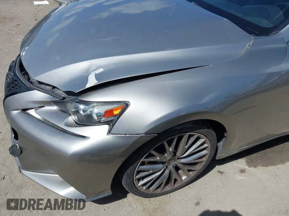 2015 Lexus IS 250 with VIN JTHBF1D2XF5077994, listed as a IAAI auction lot 41905643 with 86,977 mi miles and . Bid and sale history available at carsss.com. Image 18.