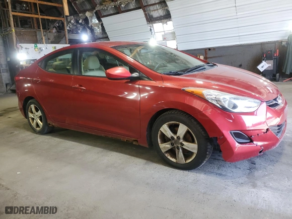 2011 Hyundai Elantra Ltd with VIN KMHDH4AE2BU107893, listed as a Copart auction lot 53711275 with 86,097 mi miles and Clean Title. Bid and sale history available at carsss.com. Image 4.