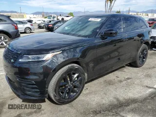 2024 Land Rover Range Rover Velar Dynamic SE z VIN SALYL2EXXRA386373, wystawiony jako Copart lot #46256485 z przebiegiem 19 602 mil mil oraz Szkoda całkowita • Salvage title. Historia ofert i sprzedaży dostępna na DreamBid. Obrazek 1.