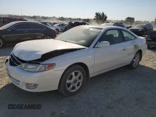 2001 Toyota Solara SE with VIN 2T1CF22P81C458104, listed as a Copart auction lot 73561244 with 74,177 mi miles and Salvage Title. Bid and sale history available at carsss.com. Image 1.