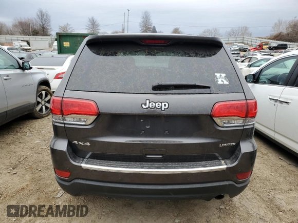 2018 Jeep Grand Cherokee Limited with VIN 1C4RJFBG9JC165112, listed as a Copart auction lot 43001824 with 71,763 mi miles and Salvage Title. Bid and sale history available at carsss.com. Image 6.