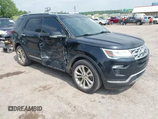 2019 Ford Explorer Limited z VIN 1FM5K7FH0KGA72022, wystawiony jako IAAI lot #42277065 z przebiegiem 124 790 mil mil oraz . Historia ofert i sprzedaży dostępna na DreamBid. Obrazek 1.