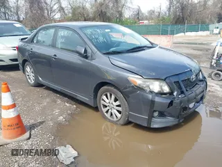 2010 Toyota Corolla with VIN 2T1BU4EE8AC459793, listed as a IAAI auction lot 41967607 with 202,762 mi miles. Bid and sale history available at carsss.com. Image 1.