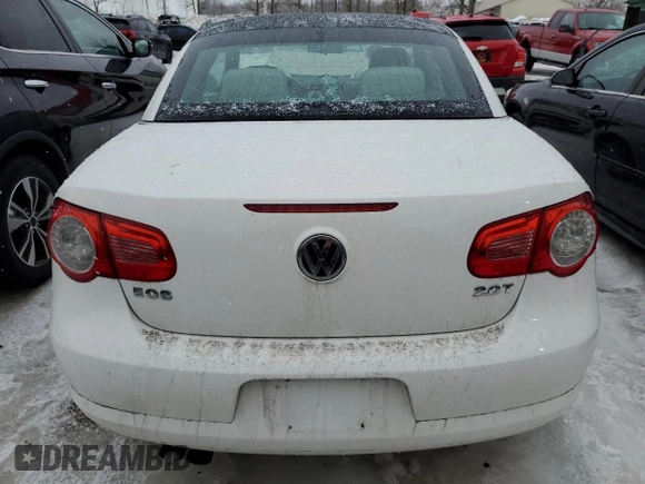 2007 Volkswagen Eos 2.0T with VIN WVWBA71F37V045223, listed as a Copart auction lot 47070825 with 160,406 mi miles and Salvage Title. Bid and sale history available at DreamBid. Image 6.