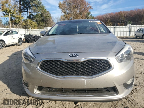 2015 Kia Cadenza Premium with VIN KNALN4D70F5174513, listed as a Copart auction lot 82004574 with 0 mi miles and Salvage Title. Bid and sale history available at carsss.com. Image 5.