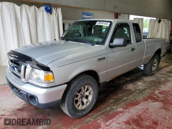 2011 Ford Ranger XLT with VIN 1FTLR4FE7BPB14245, listed as a Copart auction lot 59859165 with 65,432 mi miles and Salvage title. Bid and sale history available at DreamBid. Image 1.