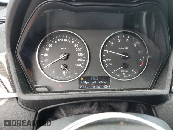 2016 BMW X1 xDrive28i z VIN WBXHT3C38G5F66931, wystawiony jako Copart lot #56720455 z przebiegiem 118 134 mil mil oraz Szkoda całkowita • Salvage title. Historia ofert i sprzedaży dostępna na DreamBid. Obrazek 9.