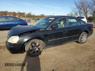 2005 Ford Five Hundred SEL with VIN 1FAFP24155G152462, listed as a Copart auction lot 80668544 with 0 mi miles and Salvage Title. Bid and sale history available at carsss.com. Image 1.