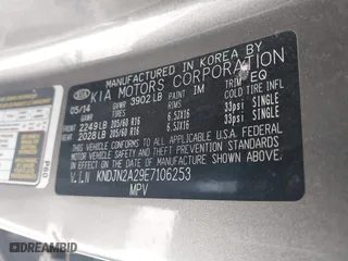 2014 Kia Soul with VIN KNDJN2A29E7106253, listed as a IAAI auction lot 41909926 with 233,609 mi miles. Bid and sale history available at carsss.com. Image 9.