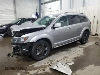2019 Dodge Journey Crossroad z VIN 3C4PDDGG2KT752267, wystawiony jako Copart lot #43430935 z przebiegiem Nie podano mil oraz Szkoda całkowita • Salvage title. Historia ofert i sprzedaży dostępna na DreamBid. Obrazek 1.