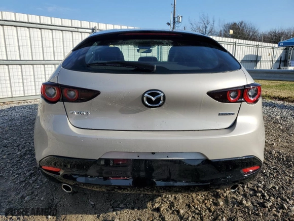 2025 Mazda Mazda3 Hatchback 2.5 S Select Sport with VIN JM1BPAKM3S1752766, listed as a Copart auction lot 86281204 with 9,252 mi miles and Clean Title. Bid and sale history available at carsss.com. Image 6.