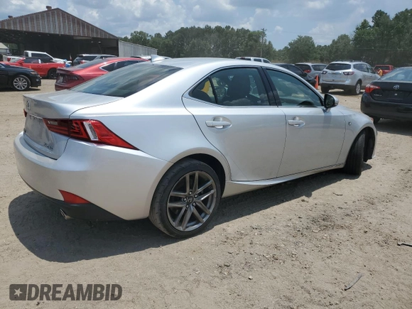 2016 Lexus IS 200t with VIN JTHBA1D21G5017179, listed as a Copart auction lot 59619775 with 63,832 mi miles and Salvage title. Bid and sale history available at DreamBid. Image 3.