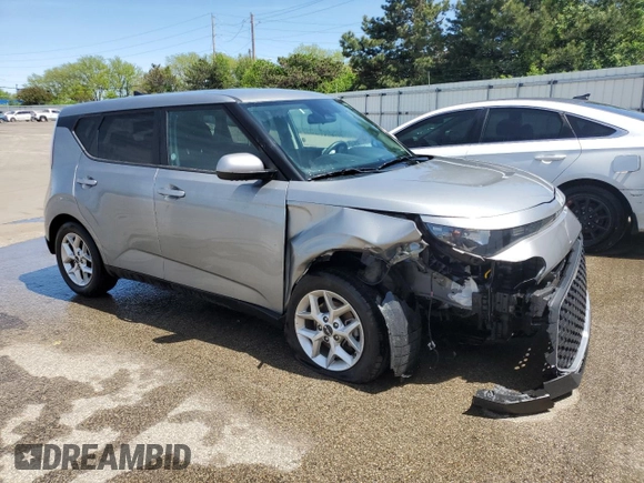 2023 Kia Soul LX with VIN KNDJ23AU8P7869870, listed as a Copart auction lot 54683325 with 67,791 mi miles and Salvage Title. Bid and sale history available at DreamBid. Image 4.