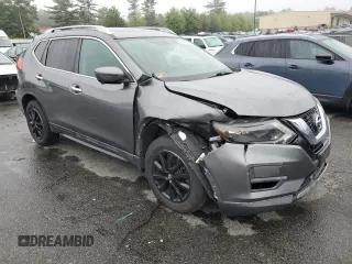 2017 Nissan Rogue SV with VIN 5N1AT2MV5HC756135, listed as a Copart auction lot 59656225 with 157,656 mi miles and Salvage title. Bid and sale history available at DreamBid. Image 4.