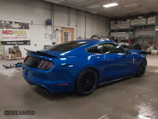 2017 Ford Mustang GT with VIN 1FA6P8CFXH5270751, listed as a IAAI auction lot 41675891 with 120,386 mi miles. Bid and sale history available at carsss.com. Image 4.