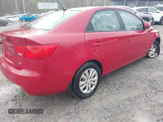 2013 Kia Forte EX with VIN KNAFU4A27D5729222, listed as a IAAI auction lot 42005687 with 124,785 mi miles. Bid and sale history available at carsss.com. Image 4.