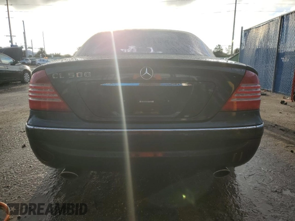 2003 Mercedes-Benz CL 500 z VIN WDBPJ75J53A038309, wystawiony jako Copart lot #73774364 z przebiegiem Nie podano mil oraz Szkoda całkowita • Salvage title. Historia ofert i sprzedaży dostępna na DreamBid. Obrazek 6.