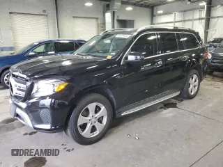 2017 Mercedes-Benz GLS 450 with VIN 4JGDF6EE5HA745836, listed as a Copart auction lot 69108124 with 122,321 mi miles and Salvage Title. Bid and sale history available at DreamBid. Image 1.