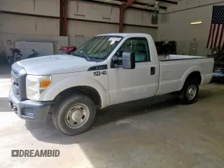 2014 Ford F-250 XL with VIN 1FTBF2A64EEA38542, listed as a Copart auction lot 62766735 with 103,726 mi miles and Salvage title. Bid and sale history available at DreamBid. Image 1.