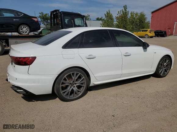 2021 Audi A4 Sedan S line Prestige with VIN WAUFAAF43MA067535, listed as a Copart auction lot 71933894 with 0 mi miles and Salvage Title. Bid and sale history available at carsss.com. Image 3.