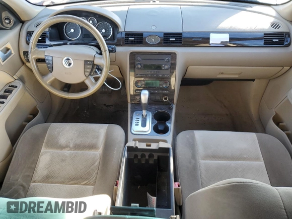 2005 Mercury Montego Luxury z VIN 1MEFM40125G601261, wystawiony jako Copart lot #88334305 z przebiegiem Nie podano mil oraz Szkoda całkowita • Salvage title. Historia ofert i sprzedaży dostępna na DreamBid. Obrazek 8.