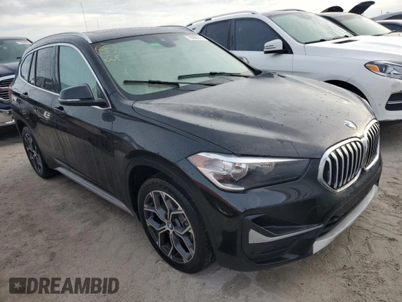 2022 BMW X1 sDrive28i with VIN WBXJG7C00N5V11452, listed as a Copart auction lot 76999614 with 0 mi miles and Non Repairable. Bid and sale history available at carsss.com. Image 4.
