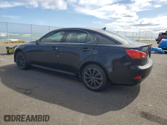 2008 Lexus IS 250 z VIN JTHCK262685026403, wystawiony jako Copart lot #61600065 z przebiegiem 153 351 mil mil oraz Czysty tytuł • Clean title. Historia ofert i sprzedaży dostępna na DreamBid. Obrazek 2.
