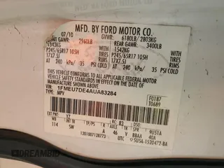 2010 Ford Explorer XLT z VIN 1FMEU7DE4AUA83284, wystawiony jako Copart lot #62513215 z przebiegiem 134 656 mil mil oraz Szkoda całkowita • Salvage title. Historia ofert i sprzedaży dostępna na DreamBid. Obrazek 12.