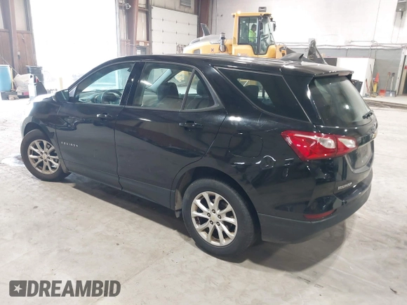 2019 Chevrolet Equinox LS with VIN 2GNAXSEV1K6251305, listed as a IAAI auction lot 41945453 with 154,300 mi miles and . Bid and sale history available at DreamBid. Image 3.