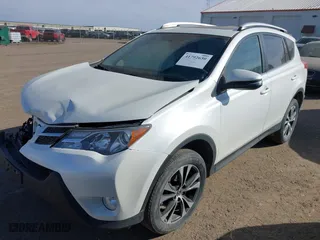2015 Toyota RAV4 Limited with VIN 2T3DFREV0FW344487, listed as a IAAI auction lot 41792630 with 89,214 mi miles. Bid and sale history available at carsss.com. Image 2.