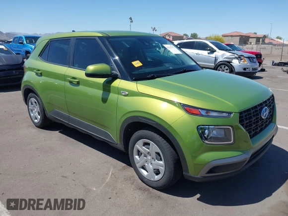 2020 Hyundai Venue SE with VIN KMHRB8A38LU044569, listed as a IAAI auction lot 42117572 with 45,562 mi miles and . Bid and sale history available at DreamBid. Image 1.