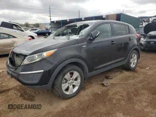 2013 Kia Sportage LX with VIN KNDPBCA25D7450010, listed as a Copart auction lot 54597815 with 110,980 mi miles and Clean Title. Bid and sale history available at carsss.com. Image 1.