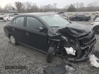 2024 Mitsubishi Mirage ES z VIN ML32FUFJ6RHF10050, wystawiony jako Copart lot #48603355 z przebiegiem 13 764 mil mil oraz Szkody całkowita. Historia ofert i sprzedaży dostępna na DreamBid. Obrazek 4.