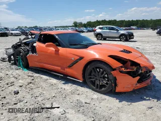 2019 Chevrolet Corvette Z51 1LT with VIN 1G1YH2D79K5115418, listed as a Copart auction lot 55996435 with Not provided miles and Salvage title. Bid and sale history available at DreamBid. Image 4.