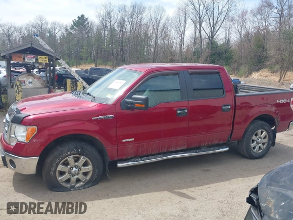 2013 Ford F-150 XL with VIN 1FTFW1ET7DFD87683, listed as a IAAI auction lot 42157395 with 185,649 mi miles. Bid and sale history available at carsss.com. Image 14.
