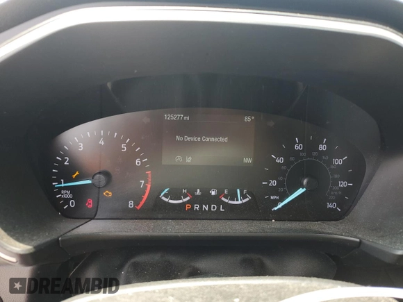 2020 Ford Escape SEL with VIN 1FMCU0H65LUC76743, listed as a Copart auction lot 59478105 with 125,277 mi miles and Salvage title. Bid and sale history available at DreamBid. Image 9.