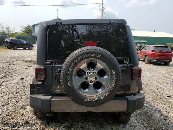 2018 Jeep Wrangler JK Unlimited Altitude with VIN 1C4BJWEG2JL853157, listed as a Copart auction lot 67315804 with 0 mi miles and Non Repairable. Bid and sale history available at carsss.com. Image 6.