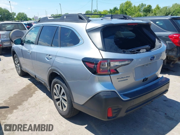 2020 Subaru Outback Premium with VIN 4S4BTAEC2L3226595, listed as a IAAI auction lot 42374094 with 57,369 mi miles and . Bid and sale history available at DreamBid. Image 3.