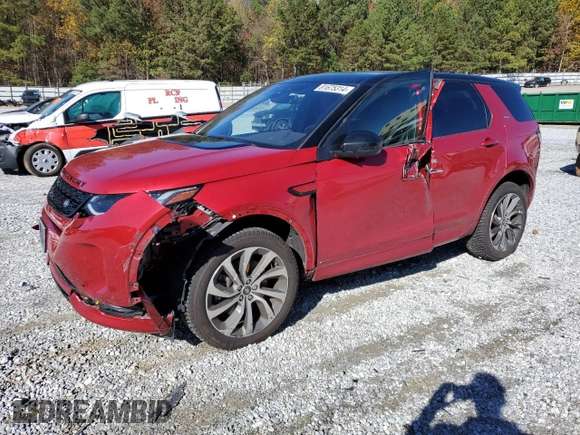 2020 Land Rover Discovery Sport S R-Dynamic with VIN SALCT2FX9LH844413, listed as a Copart auction lot 81675314 with 45,113 mi miles and Salvage Title. Bid and sale history available at carsss.com. Image 1.