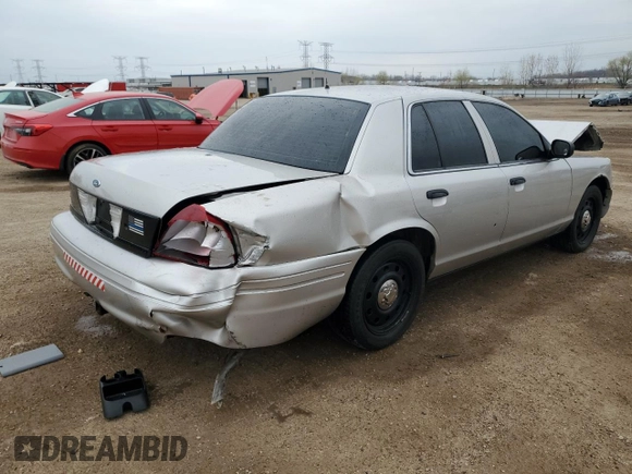 2008 Ford Police Interceptor with VIN 2FAFP71V28X131278, listed as a Copart auction lot 53791315 with 166,096 mi miles and Salvage title. Bid and sale history available at DreamBid. Image 3.