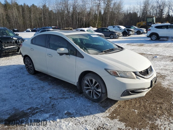 2014 Honda Civic Sedan LX with VIN 2HGFB2F55EH023300, listed as a Copart auction lot 80095634 with 114,627 mi miles and Salvage Title. Bid and sale history available at carsss.com. Image 4.