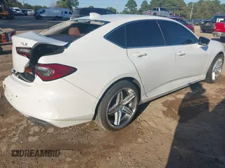 2021 Acura TLX Technology with VIN 19UUB5F42MA014115, listed as a IAAI auction lot 40860740 with Not provided miles and . Bid and sale history available at DreamBid. Image 4.