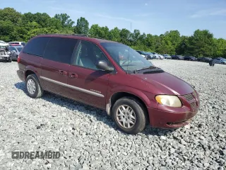 2001 Dodge Caravan Sport with VIN 2B4GP44R41R322364, listed as a Copart auction lot 57186875 with Not provided miles and Salvage title. Bid and sale history available at DreamBid. Image 4.